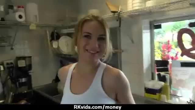 Hooker gets payed and tape to intercourse 17