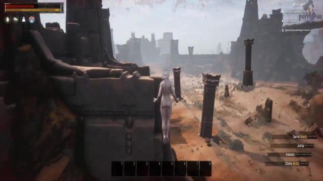 Conan exiles albino slams green dude