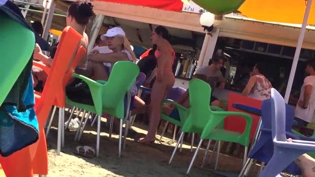 Teen ass thong