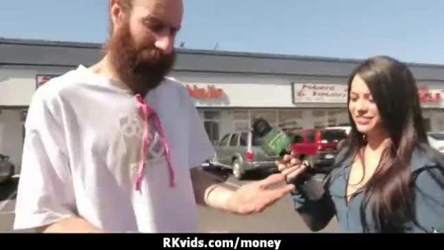 Sexy wild chick gets paid for fuck 1